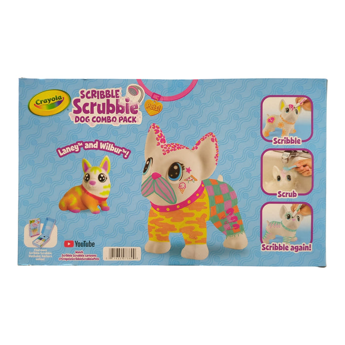 Crayola Scribble Scrubbie Pet with Washable Markers, Figurines, & Brush