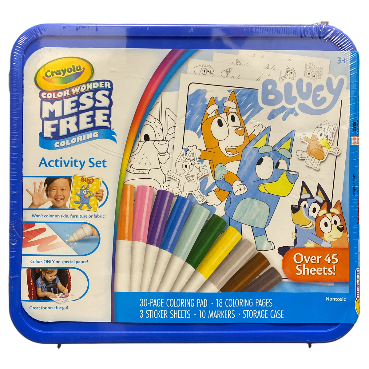 Kit For Coloring Crayola Color Wonder Bluey Coloring Kit