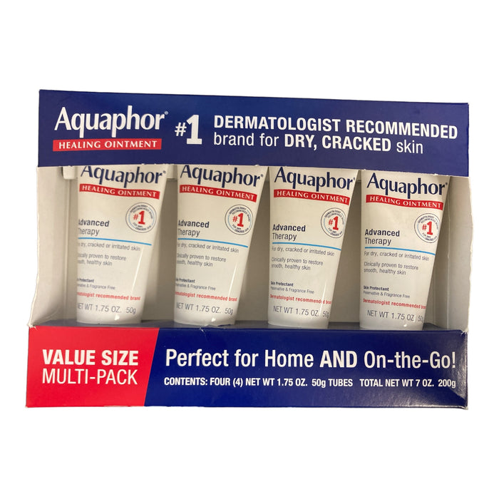 Aquaphor Advanced Therapy Healing Ointment, 1.75 oz, 4pk
