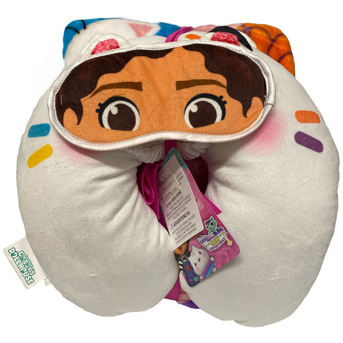 Licensed Character Kids 3-Piece Travel Set, with Neck Pillow, Throw, & Eye Mask