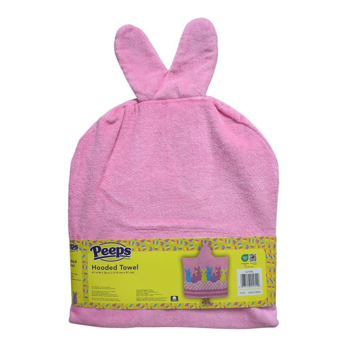 Franco Kids Character 100% Cotton Hooded Towel with Hand Pockets