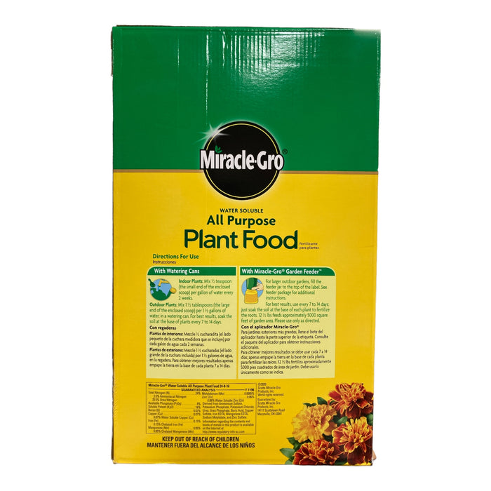 Miracle-Gro Water Soluble All Purpose Plant Food, 12.5LBS