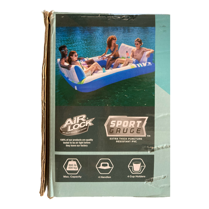 *Open Box* Intex Sea Breeze Island with Removable Canopy, 4 Person, 880lbs Cap.