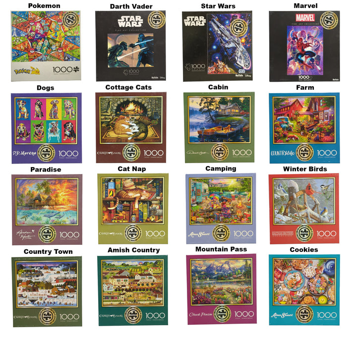 Buffalo Games Premium Quality Interlocking Jigsaw Puzzle, 1000 Piece