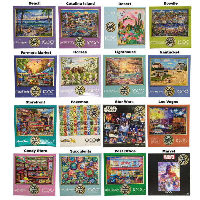 Buffalo Games Premium Perfect Snap Interlocking Jigsaw Puzzle, 1000 Piece
