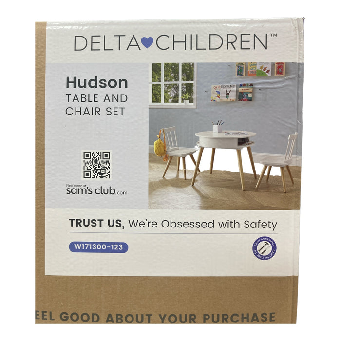 Delta Children Kids Hudson Storage Table and Chair Set