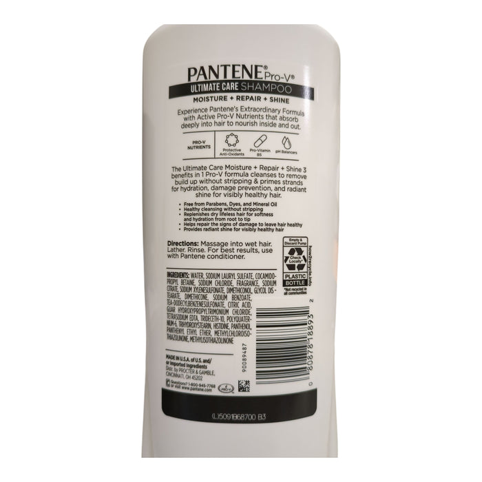 Pantene Pro-V Ultimate Care 3-in-1 Shampoo, 38.2 floz