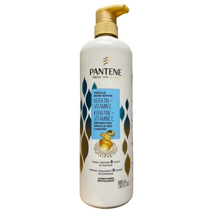 Pantene Pro-V Miracle Bond Repair Keratin & Vitamin E Conditioner, 30floz