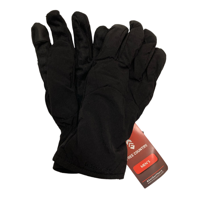 Free Country Men's Lightweight Softshell Text Touchscreen Compatible Suede Palm Winter Gloves