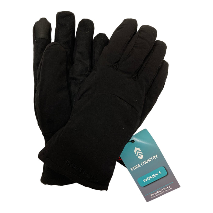 Free Country Women's Softshell Touchscreen Compatible Thermolite Winter Gloves