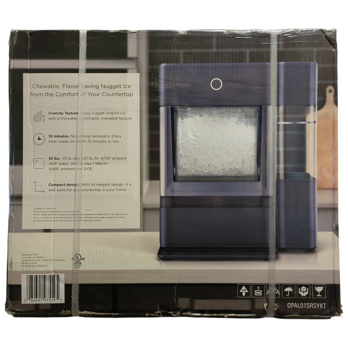 GE Profile Opal Nugget Ice Maker with Side Tank, Countertop Icemaker, Sapphire