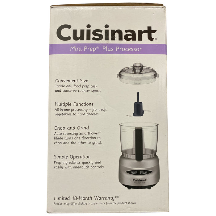 Cuisinart Food Processor, Mini-Prep Plus 3-Cup Food Chopper, DLC-2ABC