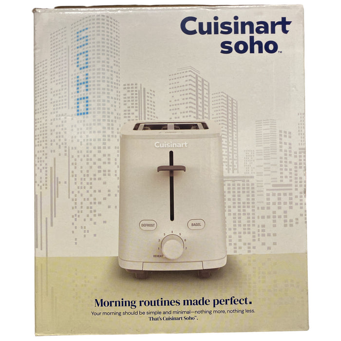 Cuisinart Soho Collection 2 Slice Toaster, Reheat and Bagel Setting, Truffle