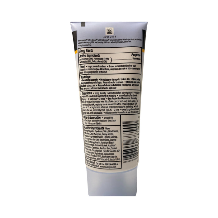 Neutrogena Ultra Sheer Dry-Touch Helioplex Broad Spectrum Sunscreen, 3oz