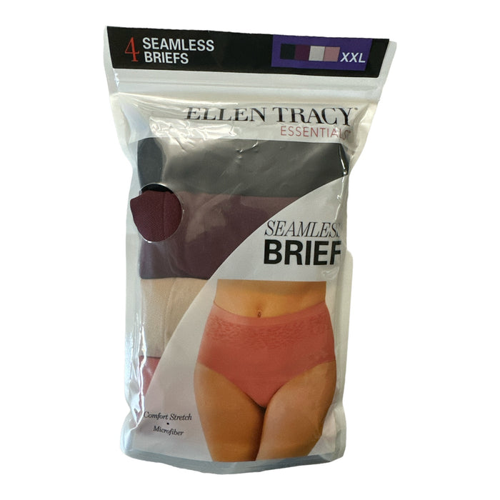 Ellen Tracy Essentials Women's Comfort Stretch Microfiber Seamless Brief