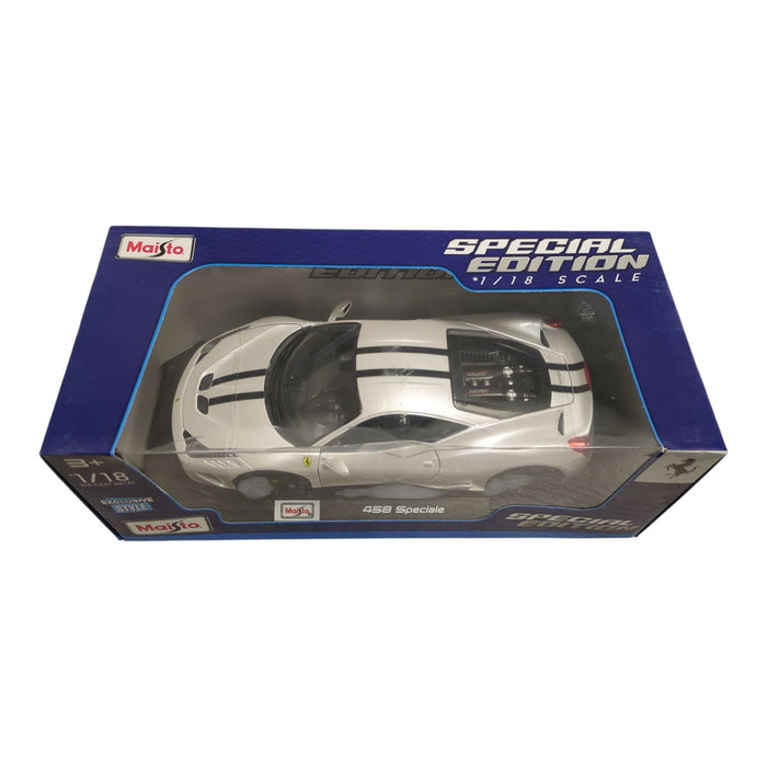 Maisto Special Edition 1/18 Scale Die Cast Metal, Ferrari 458 Speciale