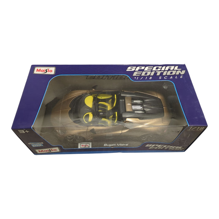 Maisto Special Edition 1/18 Scale Die Cast Metal, Bugatti Mistral