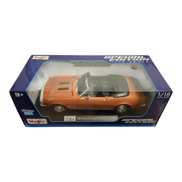Maisto Special Edition 1/18 Scale Die Cast Metal 1967 Chevy Camaro SS 396