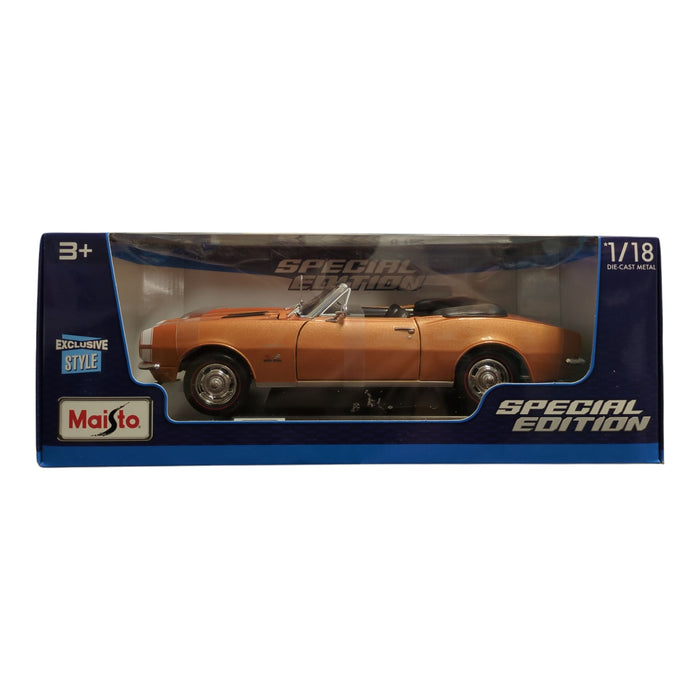 Maisto Special Edition 1/18 Scale Die Cast Metal 1967 Chevy Camaro SS 396