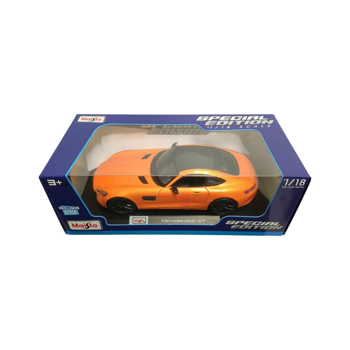 Maisto Special Edition 1/18 Scale Die Cast Metal Mercedes-AMG GT, Orange