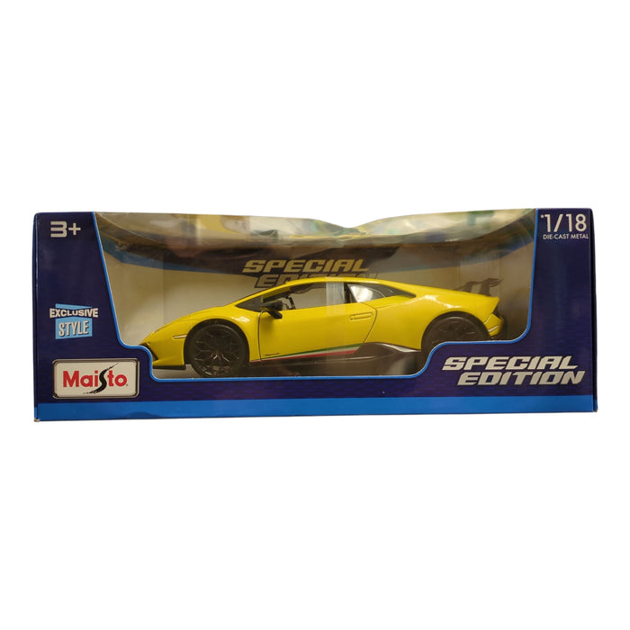 Maisto Special Edition 1/18 Scale Die Cast Metal Lamborghini Huracan Performante