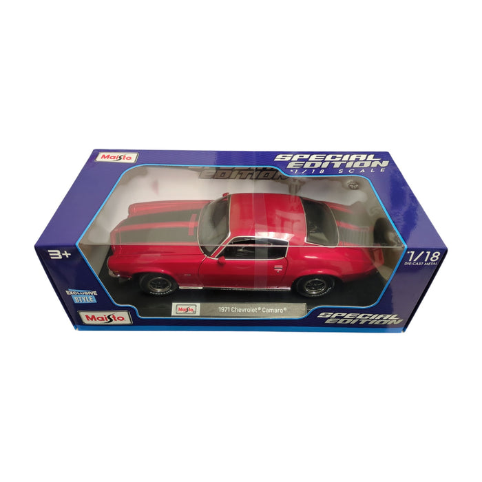 Maisto Special Edition 1/18 Scale Die Cast Metal, 1971 Chevrolet Camaro