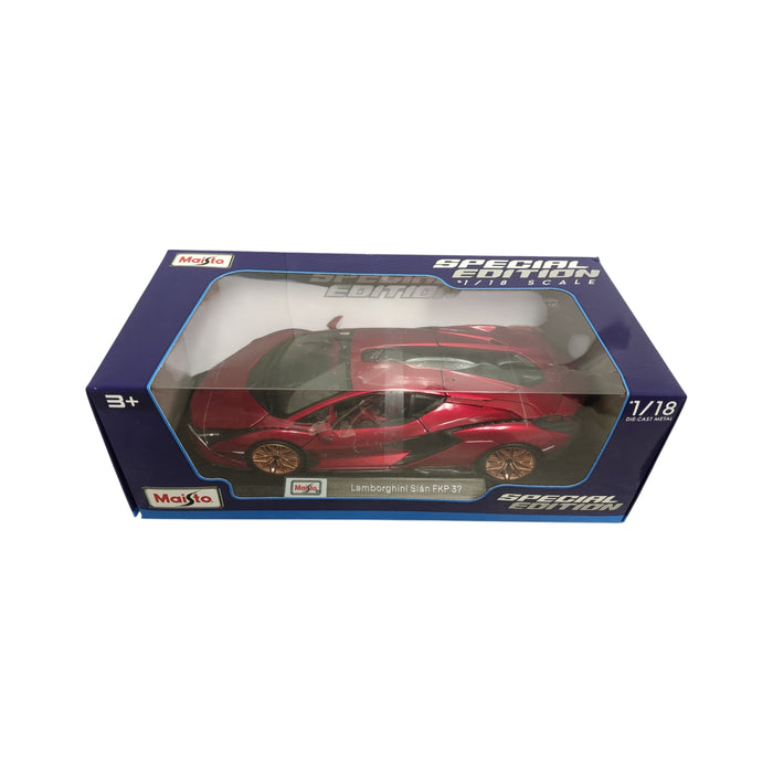 Maisto Special Edition 1/18 Scale Die Cast Metal, Lamborghini Sian FKP 37