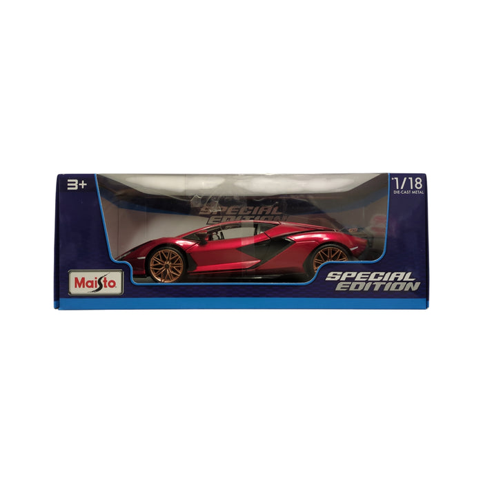 Maisto Special Edition 1/18 Scale Die Cast Metal, Lamborghini Sian FKP 37