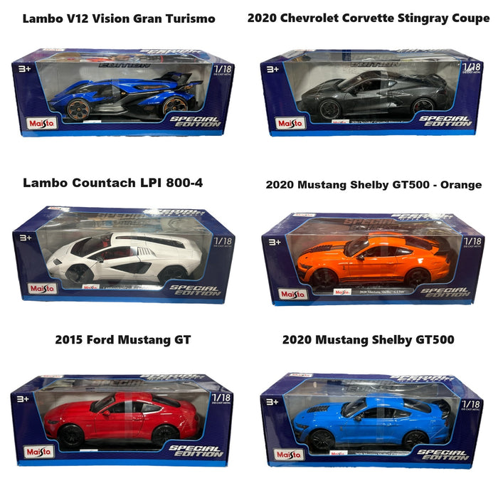 Maisto Special Edition Car 1/18 Die Cast Metal with Plastic Parts