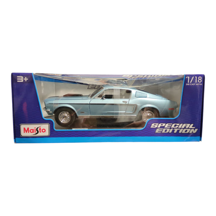 Maisto Special Edition 1/18 Scale Die Cast Metal, 1968 Ford Mustang GT Cobra Jet