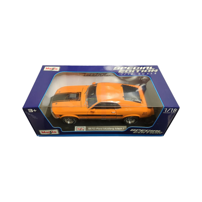 Maisto Special Edition 1/18 Scale Die Cast Metal, 1970 Ford Mustang Mach 1