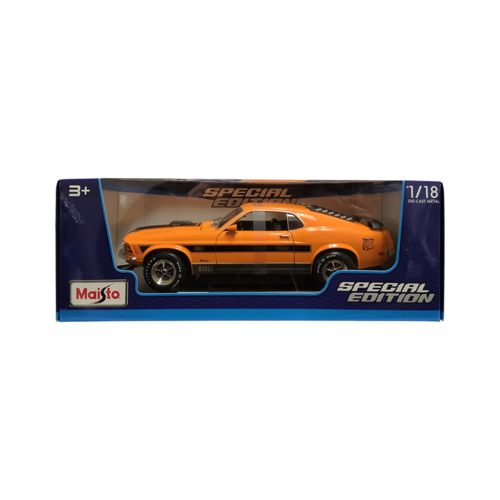 Maisto Special Edition 1/18 Scale Die Cast Metal, 1970 Ford Mustang Mach 1