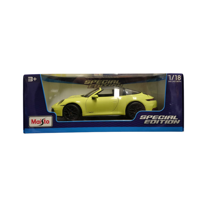 Maisto Special Edition 1/18 Scale Die Cast Metal, Porche 911 Targa 4 GTS (992.2)