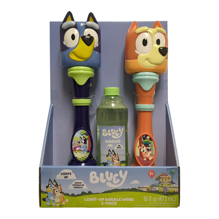 Licensed Character Light Up Bubble Wands with Bubble Solution, 2pk