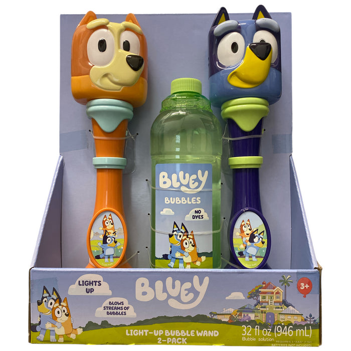 Licensed Character Light-Up Bubble Wands with Bubble Solution, 2 pk