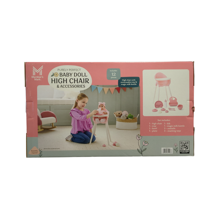 Member's Mark Baby Doll MealTime Set with Accessories