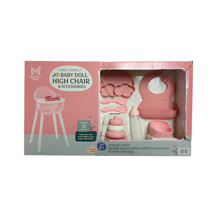 Member's Mark Baby Doll MealTime Set with Accessories