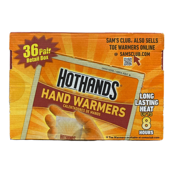 HotHands 8 Hour Air Activated Disposable Hand Warmers, 36 Pair