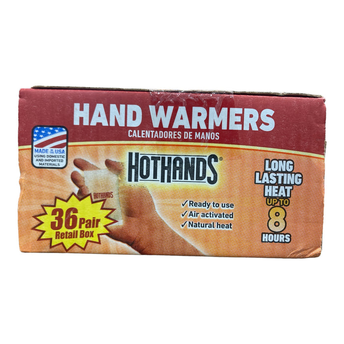 HotHands 8 Hour Air Activated Disposable Hand Warmers, 36 Pair