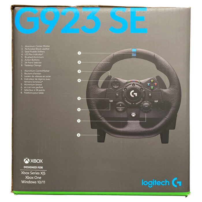 Logitech G923 SE Racing Steering Wheel, Pedals, & Shifter Combo for Xbox and PC