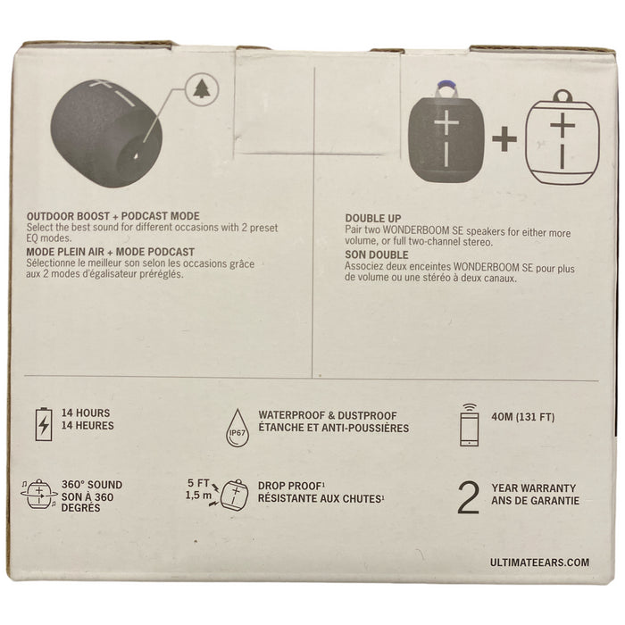 Ultimate Ears Wonderboom SE Wireless Bluetooth Speaker, 984-002039
