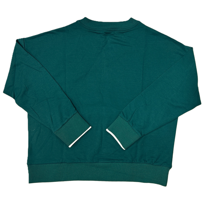 NFL Women's Relaxed Fit V-Neck Pullover Sweatshirt