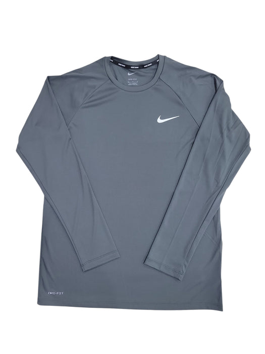 Nike Men's Crewneck UPF 40+ Dri-Fit Long Sleeve Swim Shirt