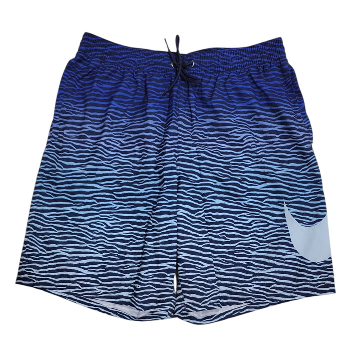 Nike Men's Large Swoosh Graphic 9" Elastic Waist Drawstring Swim Short