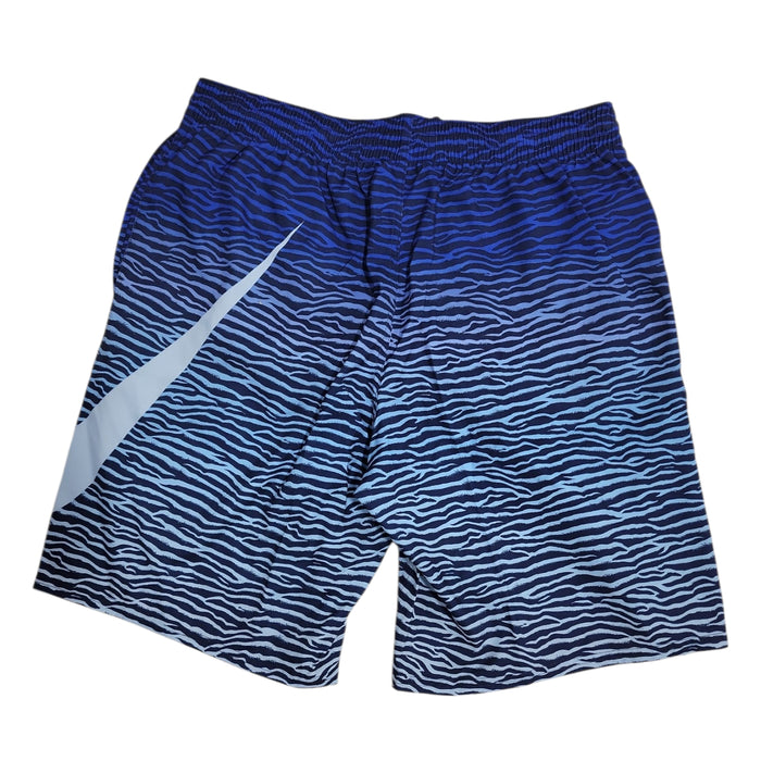 Nike Men's Large Swoosh Graphic 9" Elastic Waist Drawstring Swim Short