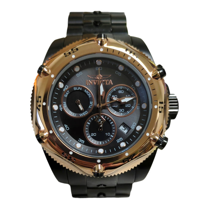 Invicta Men's Pro Diver Quartz 51mm Black Stainless Steel, Black Dial