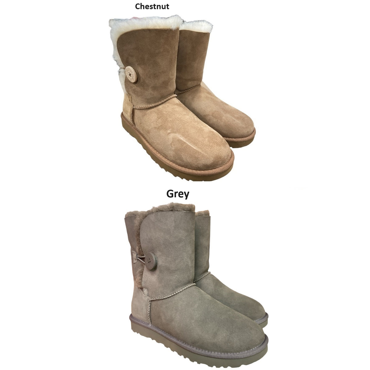 Ugg bailey button fawn hotsell