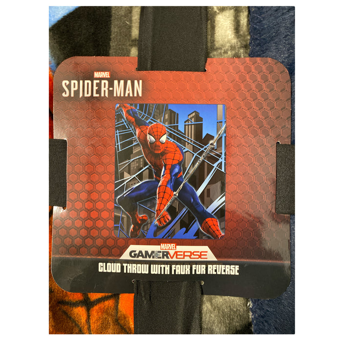 Marvel Spider-Man Cloud Faux Fur Throw, 50" x 60"