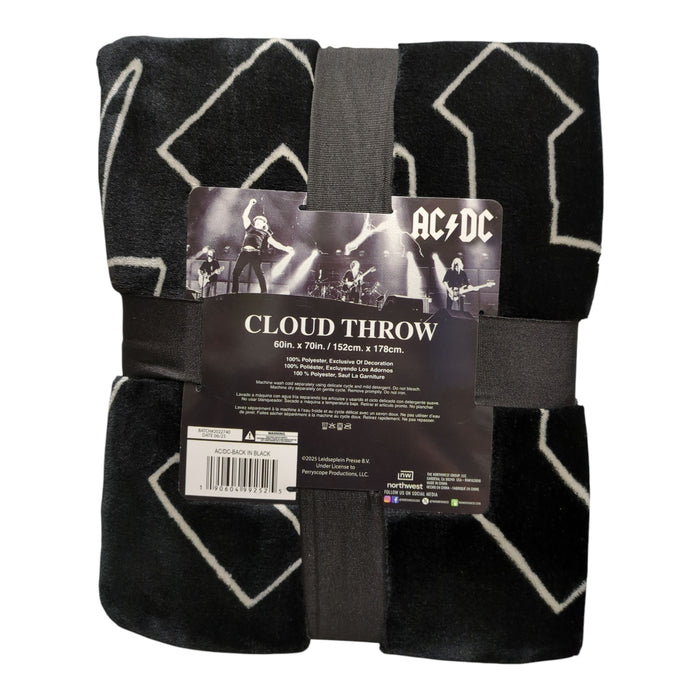 Classic Rock Band Luxury Cloud Fleece Throw Blanket, 60"x70"