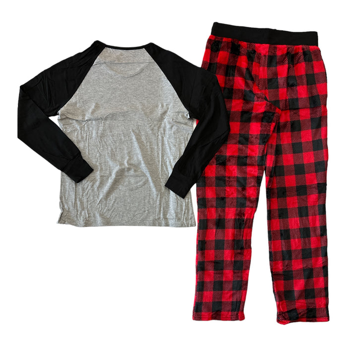 Holiday Fam Jams Women's 2 Piece Long Sleeve and Pant Pajama Set